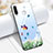 Silicone Frame Butterfly Mirror Case for Huawei P30 Lite Sky Blue