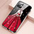 Silicone Frame Dress Party Girl Mirror Case Cover for Apple iPhone 12 Red Wine