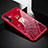 Silicone Frame Dress Party Girl Mirror Case Cover for Huawei P20 Pro Red