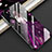 Silicone Frame Dress Party Girl Mirror Case Cover for Huawei P30 Pro Purple