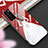 Silicone Frame Dress Party Girl Mirror Case Cover for Huawei P40 White