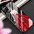 Silicone Frame Dress Party Girl Mirror Case Cover M01 for Apple iPhone 11 Pro Max Red and Black
