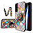 Silicone Frame Fashionable Pattern Mirror Case Cover A01 for Samsung Galaxy S21 5G Mixed