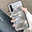 Silicone Frame Fashionable Pattern Mirror Case Cover D01 for Huawei Honor 20 Gray