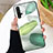 Silicone Frame Fashionable Pattern Mirror Case Cover D01 for Huawei Honor 20 Green