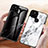 Silicone Frame Fashionable Pattern Mirror Case Cover for Google Pixel 4a 5G