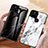 Silicone Frame Fashionable Pattern Mirror Case Cover for Google Pixel 5