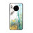 Silicone Frame Fashionable Pattern Mirror Case Cover for Huawei Mate 30 Green