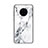Silicone Frame Fashionable Pattern Mirror Case Cover for Huawei Mate 30E Pro 5G White