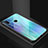 Silicone Frame Fashionable Pattern Mirror Case Cover for Huawei Nova 3i Cyan