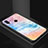 Silicone Frame Fashionable Pattern Mirror Case Cover for Huawei Nova 3i Orange