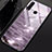 Silicone Frame Fashionable Pattern Mirror Case Cover for Huawei P30 Lite Purple