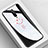 Silicone Frame Fashionable Pattern Mirror Case Cover for OnePlus 7 Pro Black