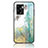 Silicone Frame Fashionable Pattern Mirror Case Cover for Oppo A56S 5G