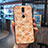 Silicone Frame Fashionable Pattern Mirror Case Cover for Oppo A9