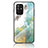 Silicone Frame Fashionable Pattern Mirror Case Cover for Oppo F19 Pro+ Plus 5G