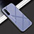 Silicone Frame Fashionable Pattern Mirror Case Cover for Oppo K7 5G Gray