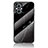 Silicone Frame Fashionable Pattern Mirror Case Cover for Oppo Reno8 Z 5G Black