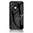 Silicone Frame Fashionable Pattern Mirror Case Cover for Oppo Reno9 Pro+ Plus 5G Black