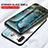 Silicone Frame Fashionable Pattern Mirror Case Cover for Samsung Galaxy A11