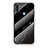 Silicone Frame Fashionable Pattern Mirror Case Cover for Samsung Galaxy A11 Black