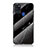 Silicone Frame Fashionable Pattern Mirror Case Cover for Samsung Galaxy A21s Black