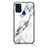 Silicone Frame Fashionable Pattern Mirror Case Cover for Samsung Galaxy A21s White