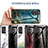 Silicone Frame Fashionable Pattern Mirror Case Cover for Samsung Galaxy A23 5G