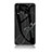 Silicone Frame Fashionable Pattern Mirror Case Cover for Samsung Galaxy A40s Black