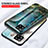 Silicone Frame Fashionable Pattern Mirror Case Cover for Samsung Galaxy A42 5G