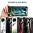 Silicone Frame Fashionable Pattern Mirror Case Cover for Samsung Galaxy A42 5G
