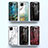 Silicone Frame Fashionable Pattern Mirror Case Cover for Samsung Galaxy A42 5G