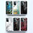 Silicone Frame Fashionable Pattern Mirror Case Cover for Samsung Galaxy A52 5G