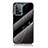 Silicone Frame Fashionable Pattern Mirror Case Cover for Samsung Galaxy A52 5G Black