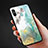 Silicone Frame Fashionable Pattern Mirror Case Cover for Samsung Galaxy A60