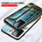 Silicone Frame Fashionable Pattern Mirror Case Cover for Samsung Galaxy A72 5G