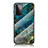 Silicone Frame Fashionable Pattern Mirror Case Cover for Samsung Galaxy A72 5G