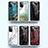 Silicone Frame Fashionable Pattern Mirror Case Cover for Samsung Galaxy A72 5G