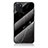 Silicone Frame Fashionable Pattern Mirror Case Cover for Samsung Galaxy A81 Black