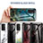 Silicone Frame Fashionable Pattern Mirror Case Cover for Samsung Galaxy F13 4G