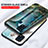 Silicone Frame Fashionable Pattern Mirror Case Cover for Samsung Galaxy M21s