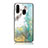Silicone Frame Fashionable Pattern Mirror Case Cover for Samsung Galaxy M30