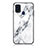 Silicone Frame Fashionable Pattern Mirror Case Cover for Samsung Galaxy M31 Prime Edition White