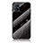 Silicone Frame Fashionable Pattern Mirror Case Cover for Samsung Galaxy M31s Black