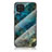 Silicone Frame Fashionable Pattern Mirror Case Cover for Samsung Galaxy M32 4G