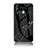 Silicone Frame Fashionable Pattern Mirror Case Cover for Samsung Galaxy M40 Black