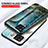 Silicone Frame Fashionable Pattern Mirror Case Cover for Samsung Galaxy M42 5G