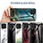 Silicone Frame Fashionable Pattern Mirror Case Cover for Samsung Galaxy M53 5G