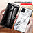 Silicone Frame Fashionable Pattern Mirror Case Cover for Samsung Galaxy M60s