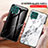 Silicone Frame Fashionable Pattern Mirror Case Cover for Samsung Galaxy M62 4G